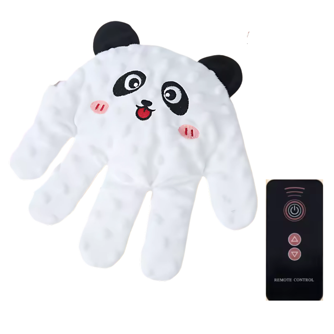 Manita de peluche con palmaditas