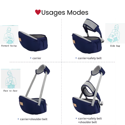 Carry by Milu™ 3-in-1 Hip Seat Carrier
