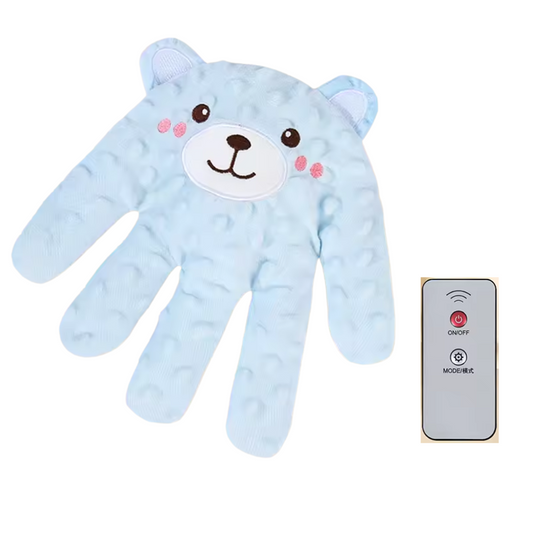 Manita de peluche con palmaditas